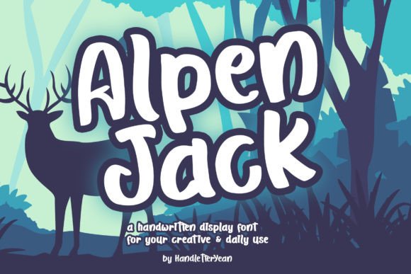 Alpen Jack: The Handwritten Display Font That Elevates Your Craft