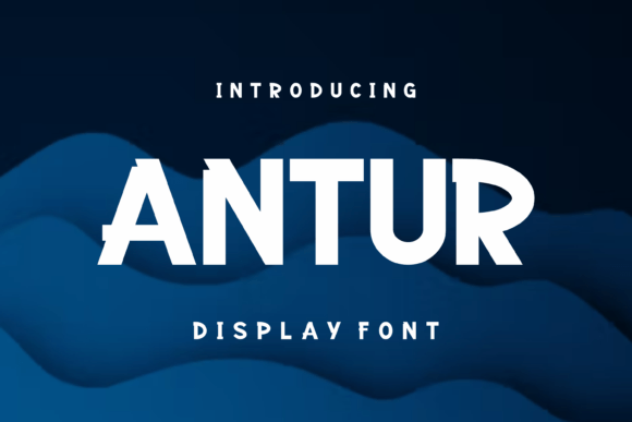 Antur: The Quirky Display Font for Editorial Design