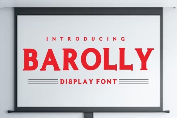 Barolly: The Display Typeface That Transformed My Small Business Brand