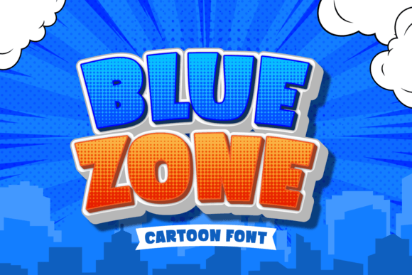 Blue Zone: The Bold Display Typeface for Modern Web Design