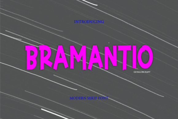 Bramantio: The Premium Display Font for Authentic Small Business Branding