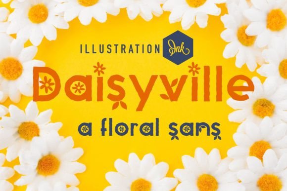 Daisyville: The Playful Display Typeface for Vibrant Campaigns