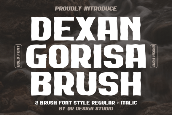 Dexan Gorisa Brush: The Bold Typeface for Handmade Brands
