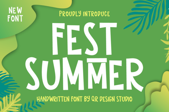 Fest Summer: A Bold Display Typeface for Editorial Projects