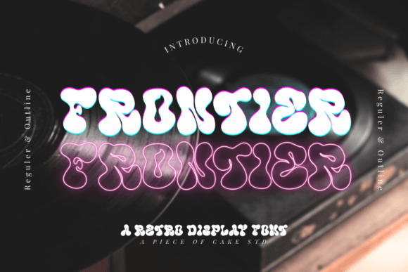 Frontier: The Retro Display Typeface for Bold Branding