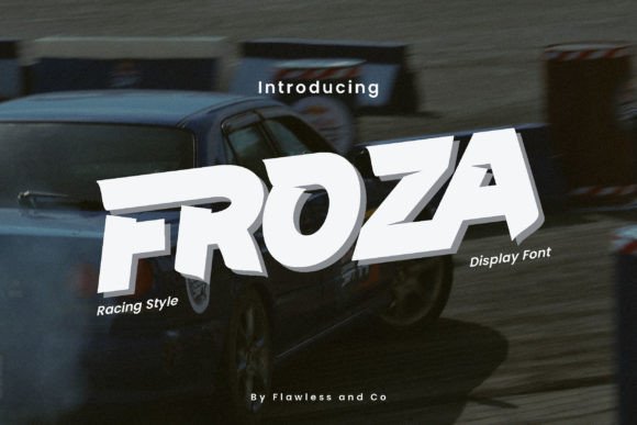 Froza Typeface: A Bold Display Font for High-Energy Web Design