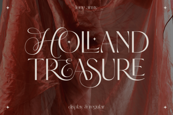 Holland Treasure: The Premium Display Font for Authentic Branding