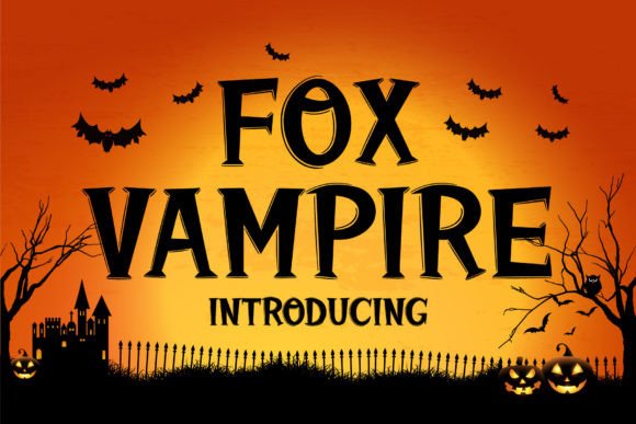 Introducing Fox Vampire: A Playful Display Typeface for Editorial Design