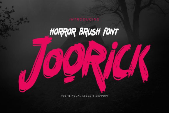 Joorick: The Bold Display Font for Handmade Branding