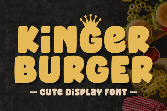 Kinger Burger: The Bold Typeface That Elevates Small Business Branding