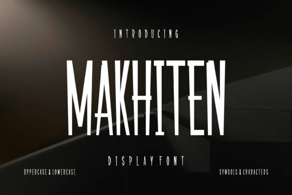 Makhiten: The Quirky Display Font That Elevates Small Business Branding