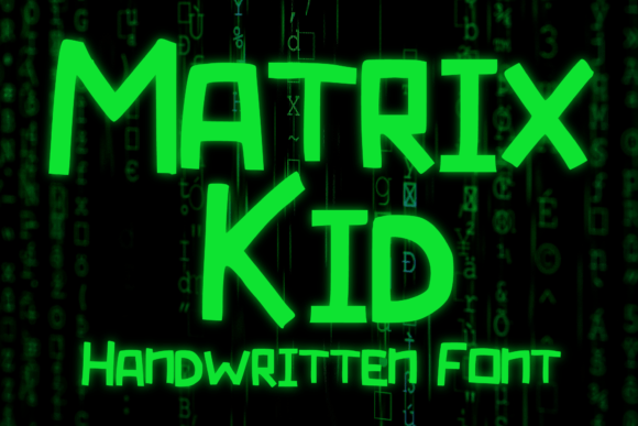 Matrix Kid: The Creative Typeface for Bold Small Business Branding