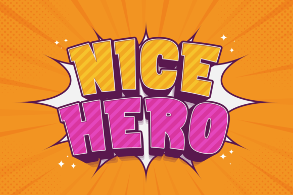 Nice Hero: The Bold Display Typeface for Handmade Brands