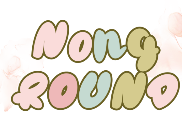 Nong Round: A Playful Display Font for Bold Brand Identity