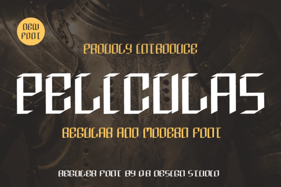 Peliculas: The Bold Display Font That Elevates Small Business Branding