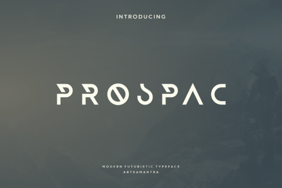 Prospac: A Luxurious Display Typeface for Modern Branding