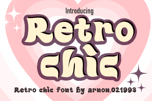 Retro Chic: The Perfect Display Font for Playful Editorial Design