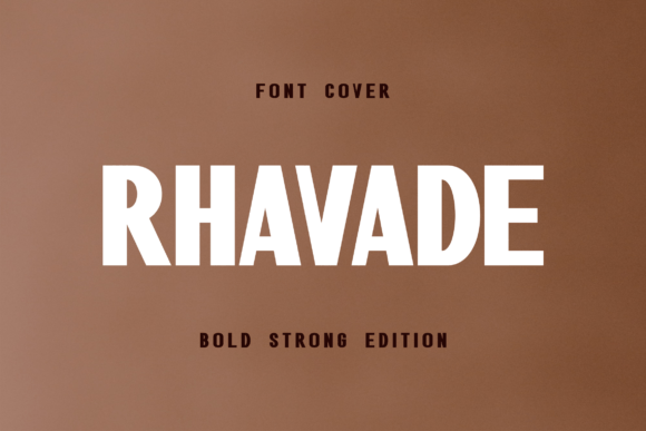 Rhavade: The Bold Typeface That Elevates Your Campaign Visuals