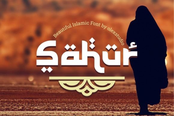 Sahur: A Premium Display Font for Authentic Islamic Branding
