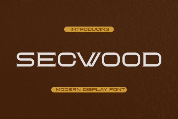 Secwood: The Display Font That Elevates Handmade Branding