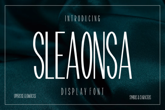 Sleaonsa: The Elegant Serif Font for Campaigns That Need Clarity