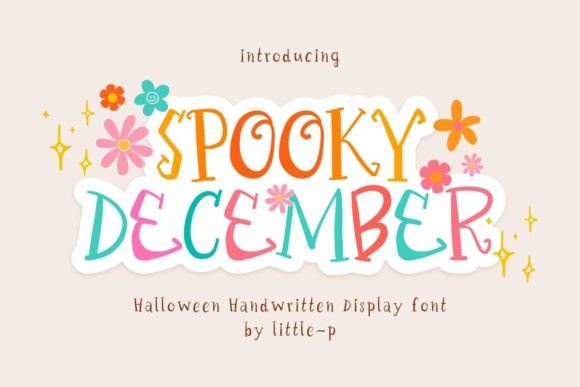 Spooky December: A Playful Display Typeface for Modern Web Design