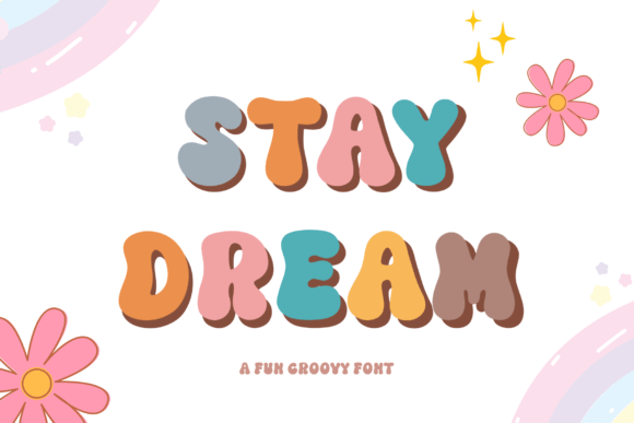 Stay Dream: A Retro Display Typeface for Bold Brand Identity