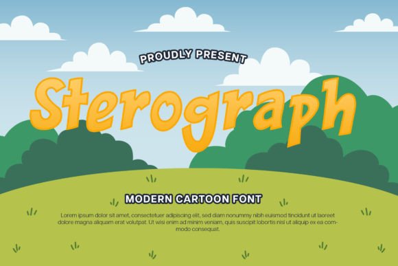 Sterograph: The Quirky Display Typeface for Handmade Brands