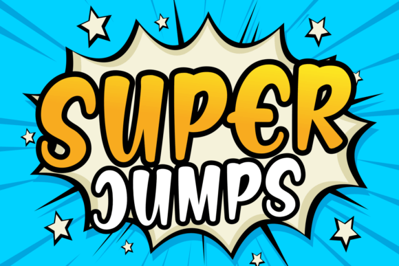 Super Jumps: The Handwritten Display Font for Modern Editorial Design