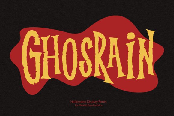 Why Ghosrain Is the Perfect Display Font for Spooky Editorial Projects