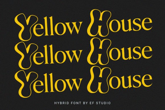 Yellow House: The Quirky Display Font for Handmade Brands