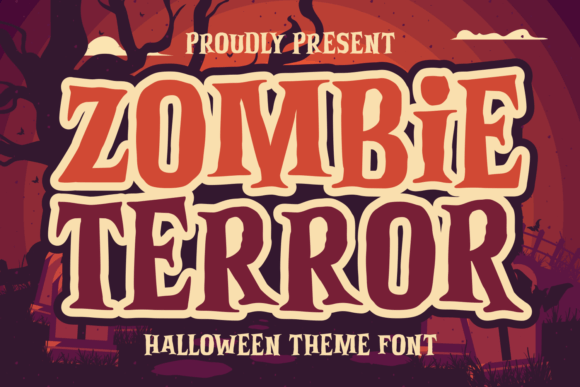 Zombie Terror: The Ultimate Display Typeface for Spooky Shop Creations